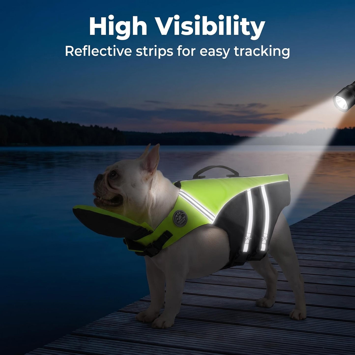 Lime Dog Life Jacket
