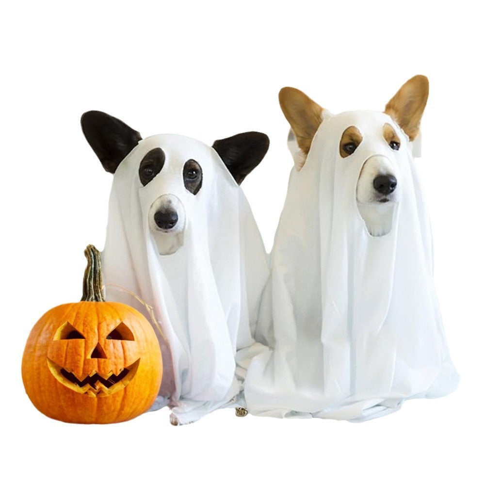 Halloween Dog Ghost Costume Sheet