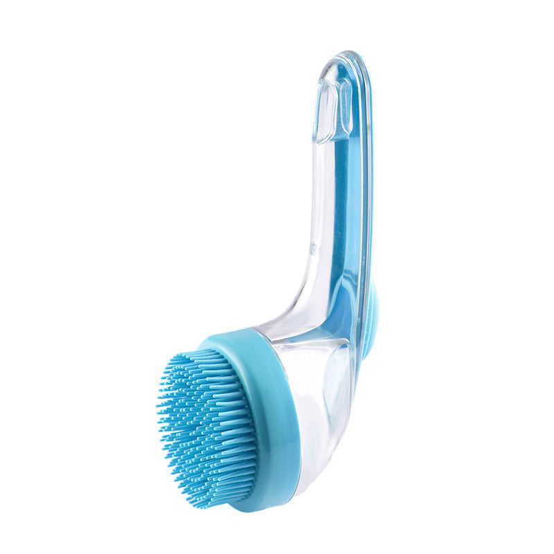 2-in-1 Pet Bath Brush & Shampoo Dispenser