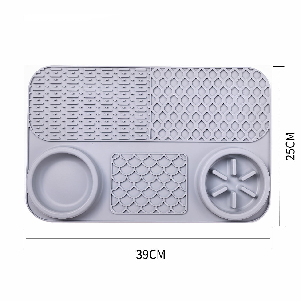 5-in-1 Dog Slow Feeder Licking Mat