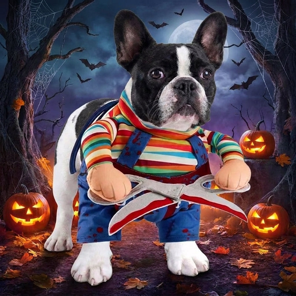 Halloween Dog Scissorhands Costume