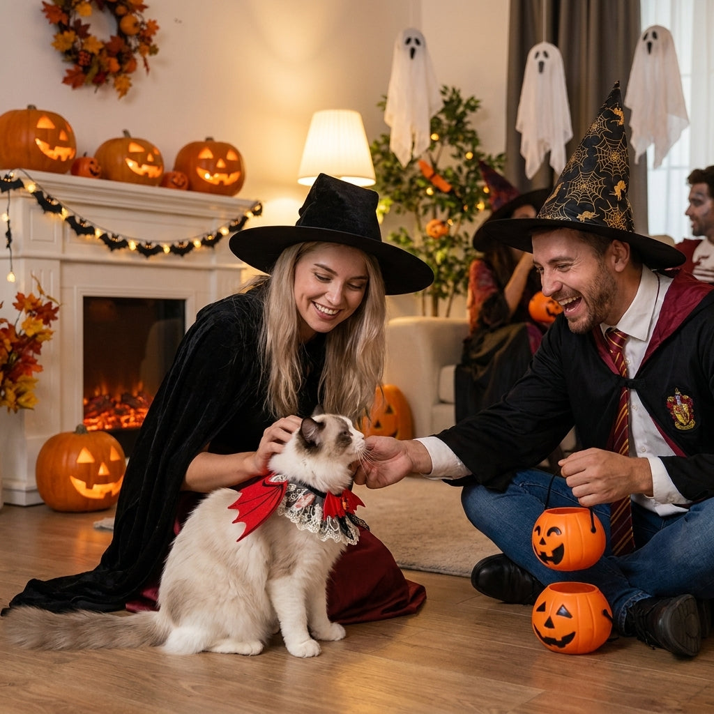 Halloween Pet Lace Ruffle Collar
