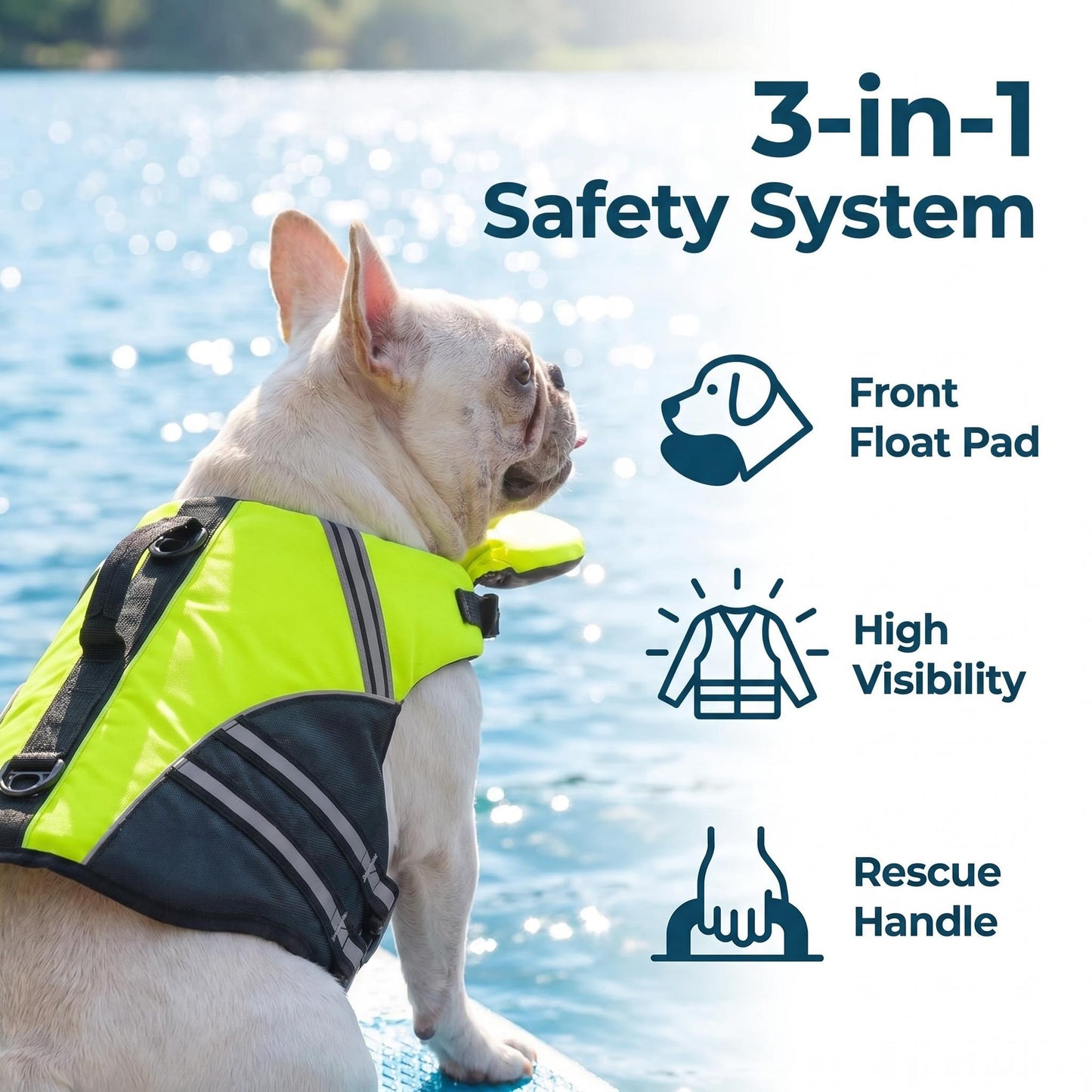 Lime Dog Life Jacket