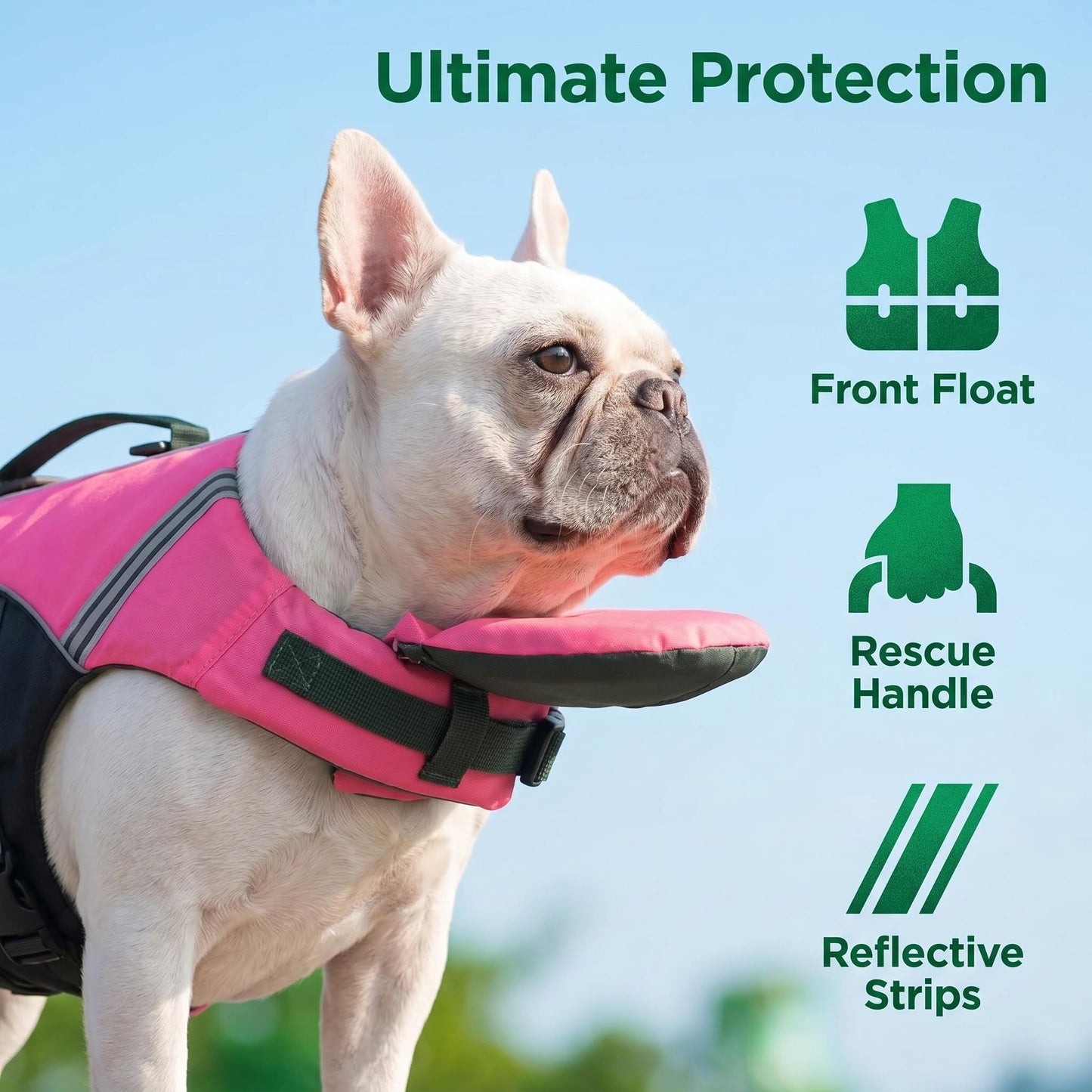 Pink Dog Life Jacket