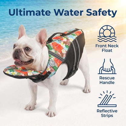 Tropical Dog Life Jacket
