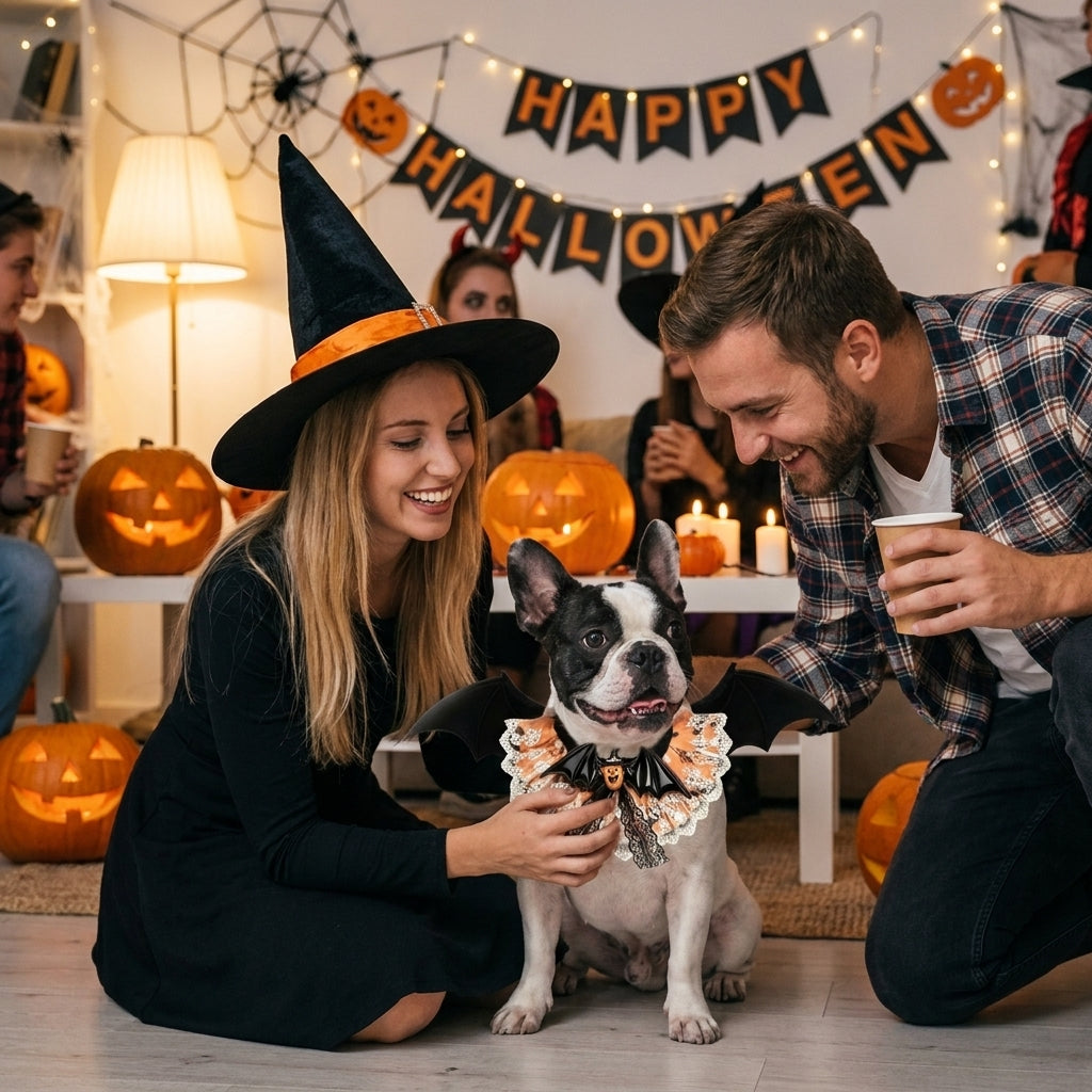 Halloween Pet Lace Ruffle Collar
