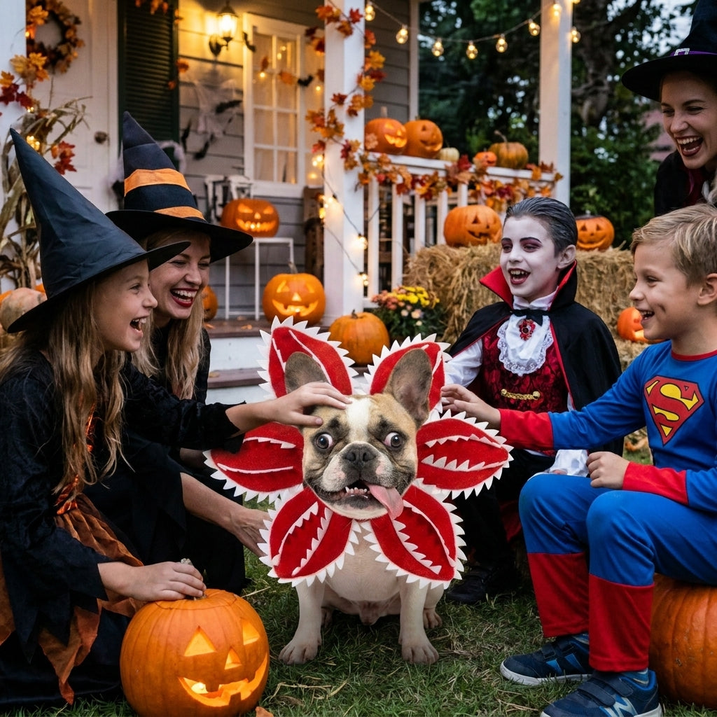 Halloween Demogorgon Monster Dog Costume
