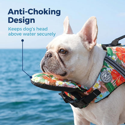 Tropical Dog Life Jacket