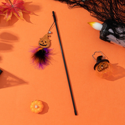 Halloween Cat Teaser Wand Toy