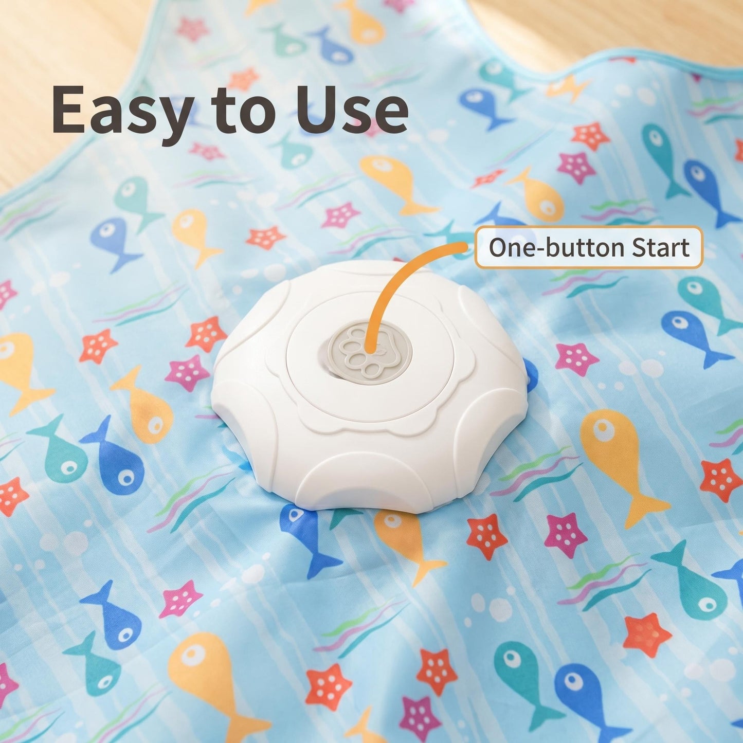 Auto Recharge Star Feather Pet Toy