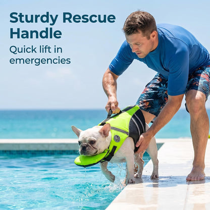 Lime Dog Life Jacket