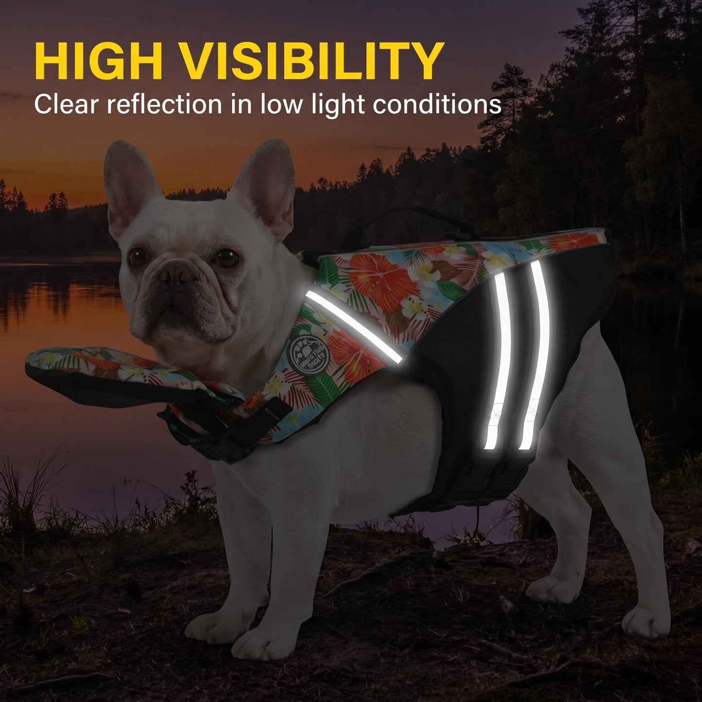 Tropical Dog Life Jacket