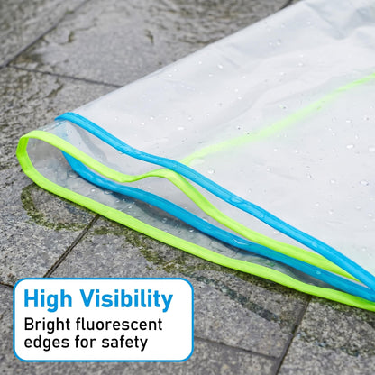 Transparent Edged Pet Raincoat, Must-Have for Dog Walking