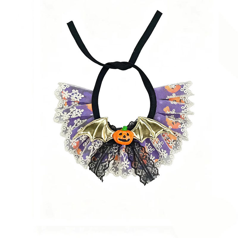 Halloween Pet Lace Ruffle Collar
