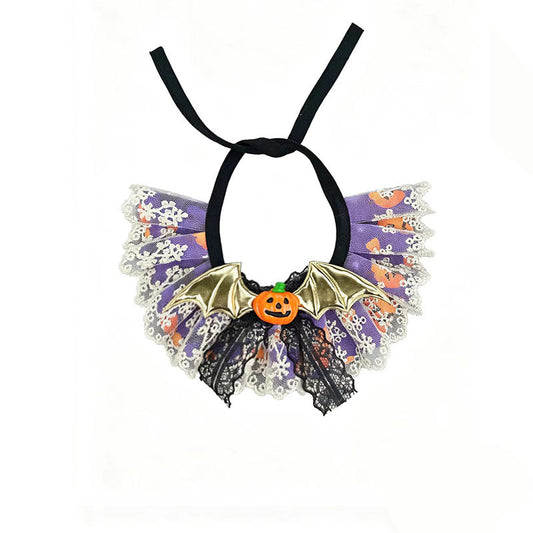Halloween Pet Lace Ruffle Collar