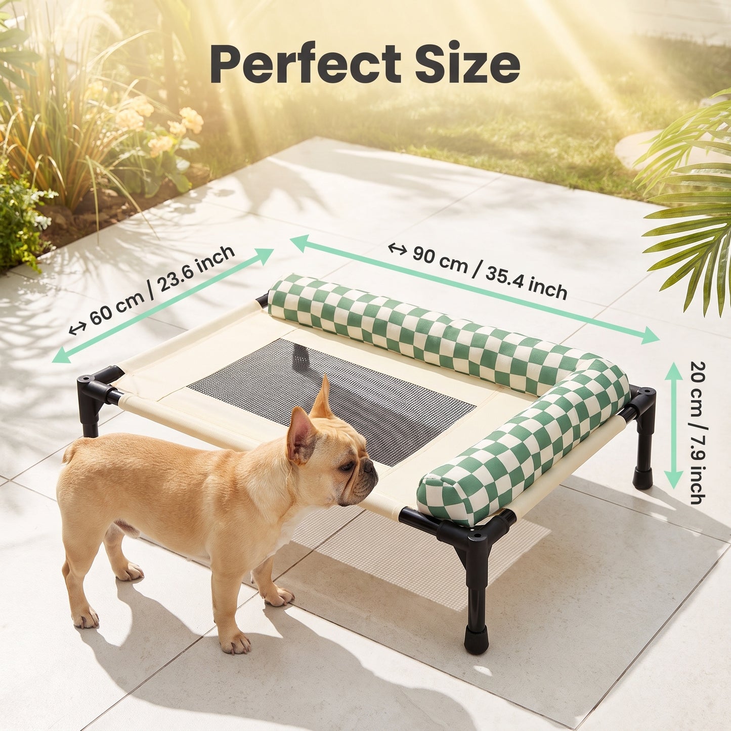 Tech Fabric Elevated Dog Cot Bed