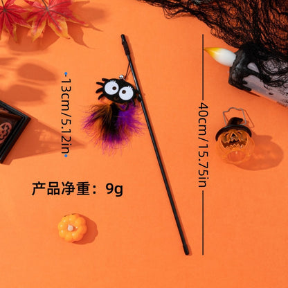 Halloween Cat Teaser Wand Toy