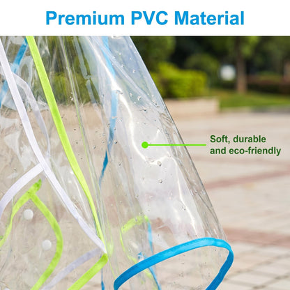 Transparent Edged Pet Raincoat, Must-Have for Dog Walking