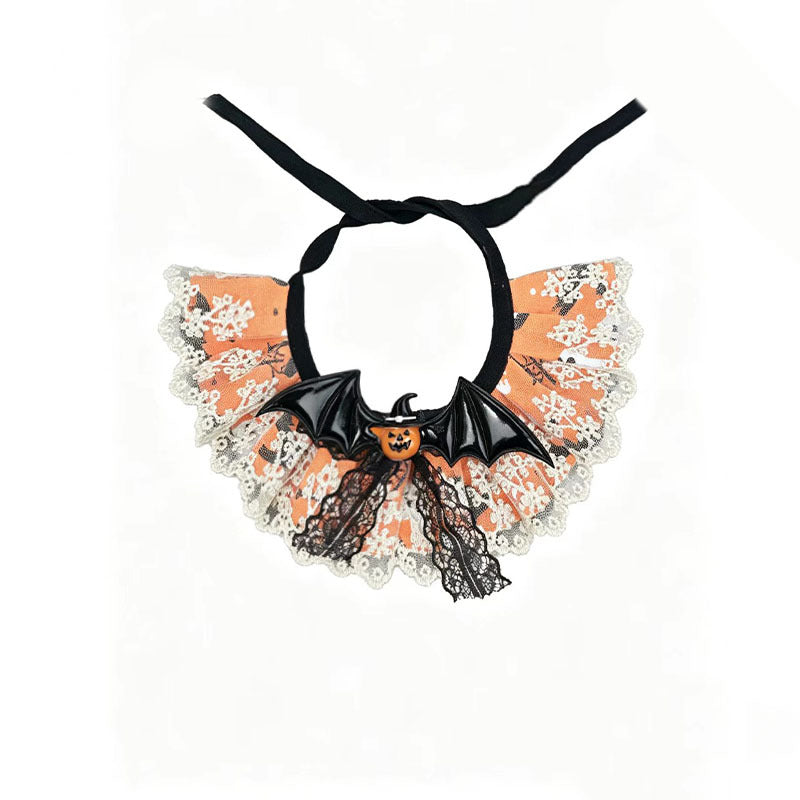 Halloween Pet Lace Ruffle Collar
