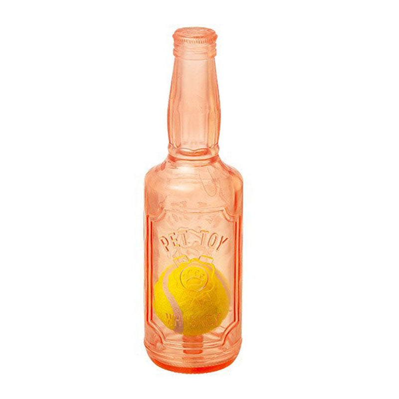 Whiskey Bottle Squeaky Dog Toy
