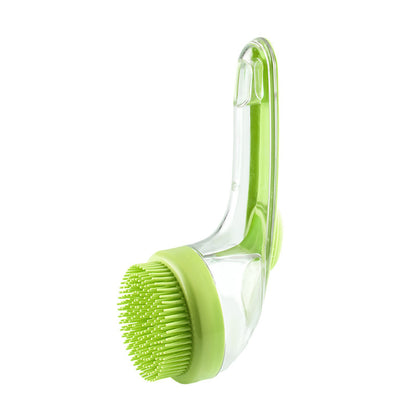 2-in-1 Pet Bath Brush & Shampoo Dispenser