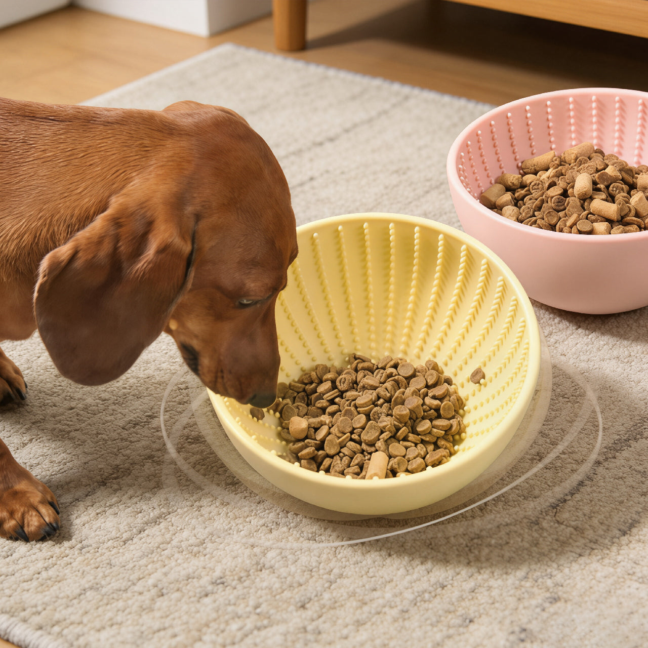 Pet Anti-Choke Slow Feeder Bowl