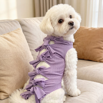 Bow Tie Wrap Recovery Vest for Pets