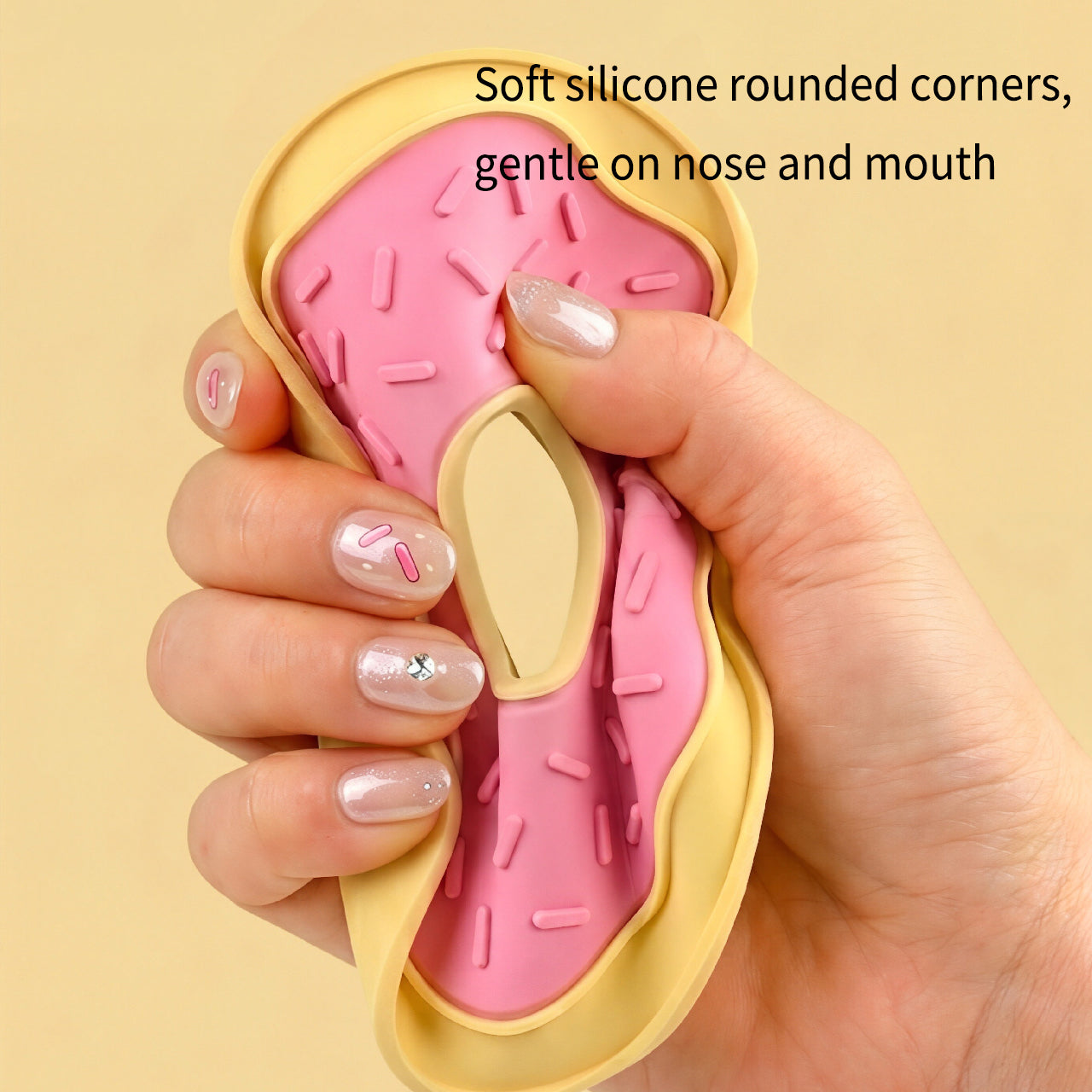 Pizza Puzzle Silicone Suction Lick Pad