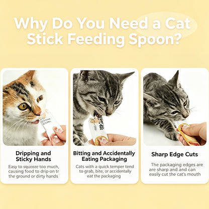 Pet Treat Squeeze Feeder with Spoon