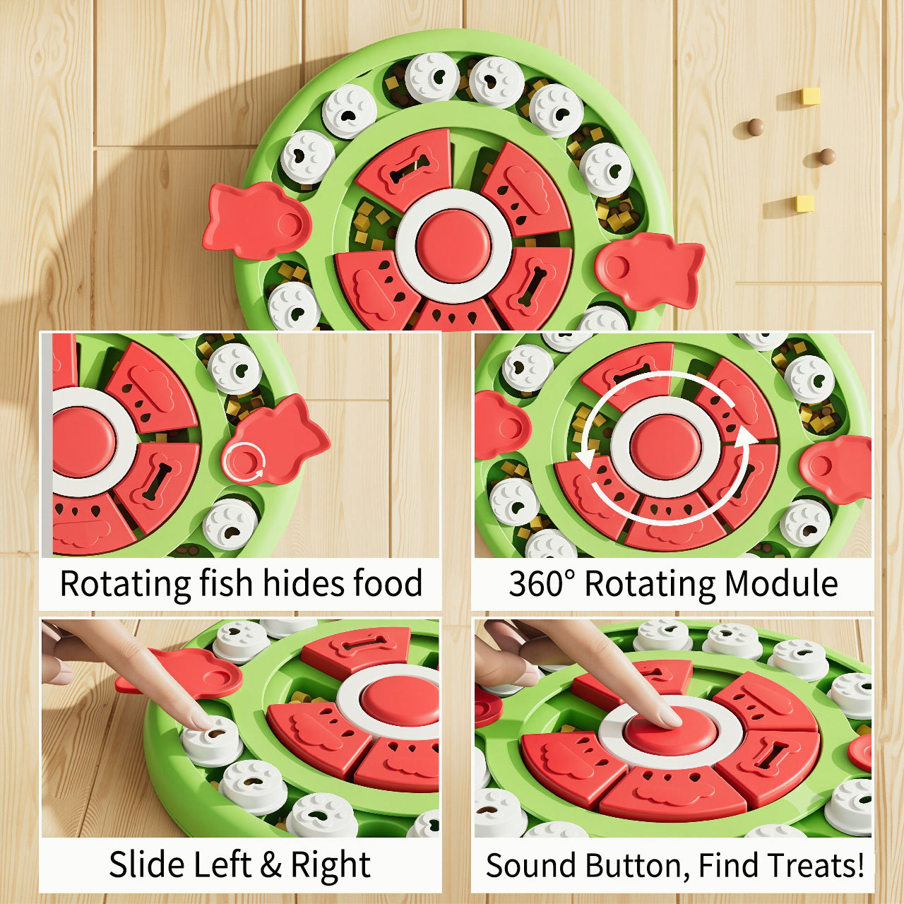 IQ Snuffle Pizza Puzzle Board Toy