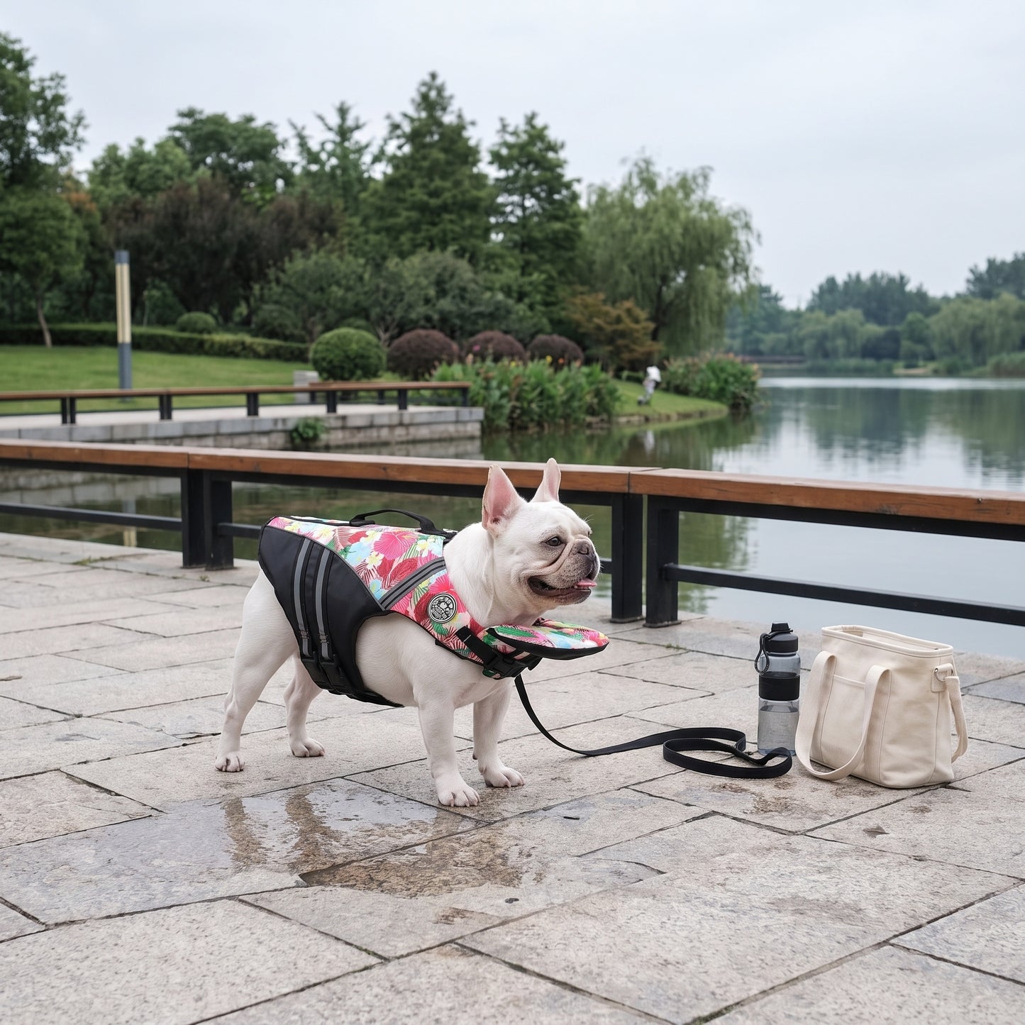 Floral Dog Life Jacket