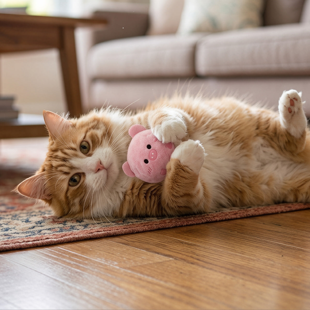 Fun Interactive Plush Ball for Solo Play