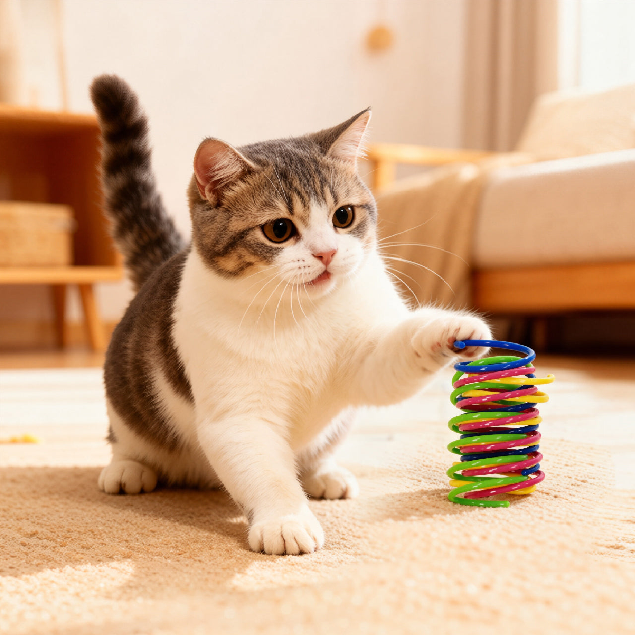 Durable Elastic Spring Chew Toy