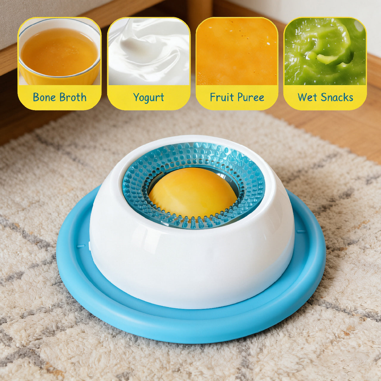 Slow Feed Bowl for Curious Pets