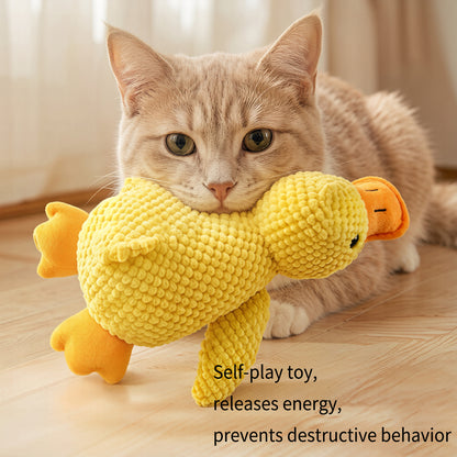 Funny Yellow Duck Squeaky Toy