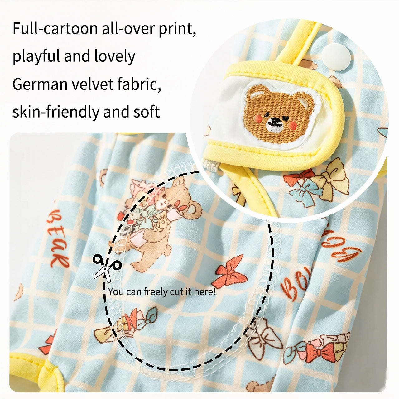Breathable 4-Leg Recovery Suit for Pets