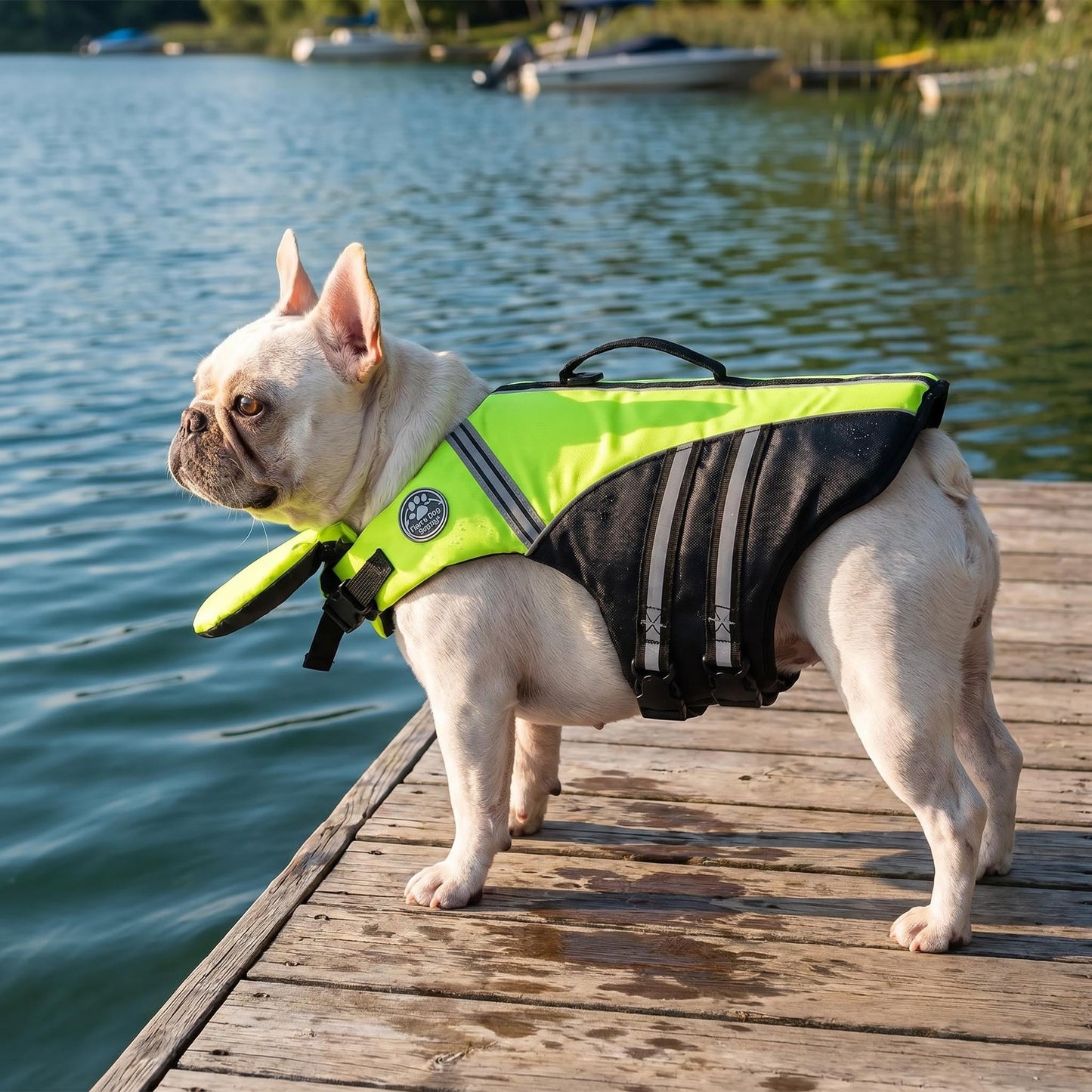 Lime Dog Life Jacket