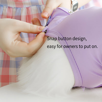 Ruffled Soft Pet Recovery Tank Top