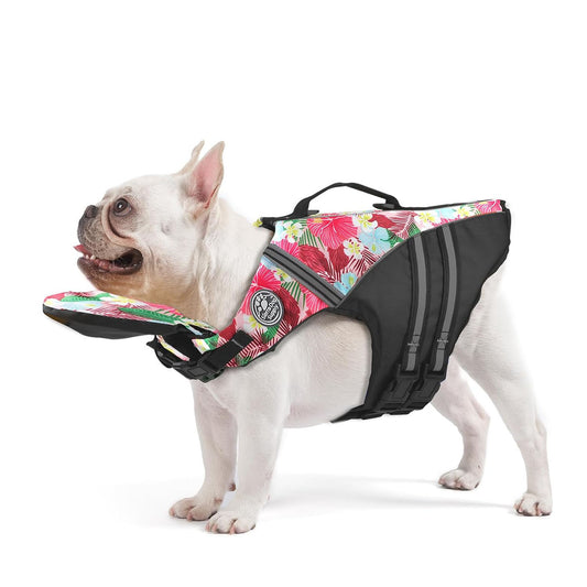 Floral Dog Life Jacket