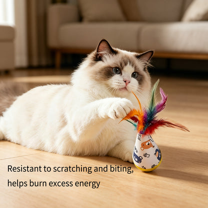 Natural Beech Wood Interactive Pet Toy
