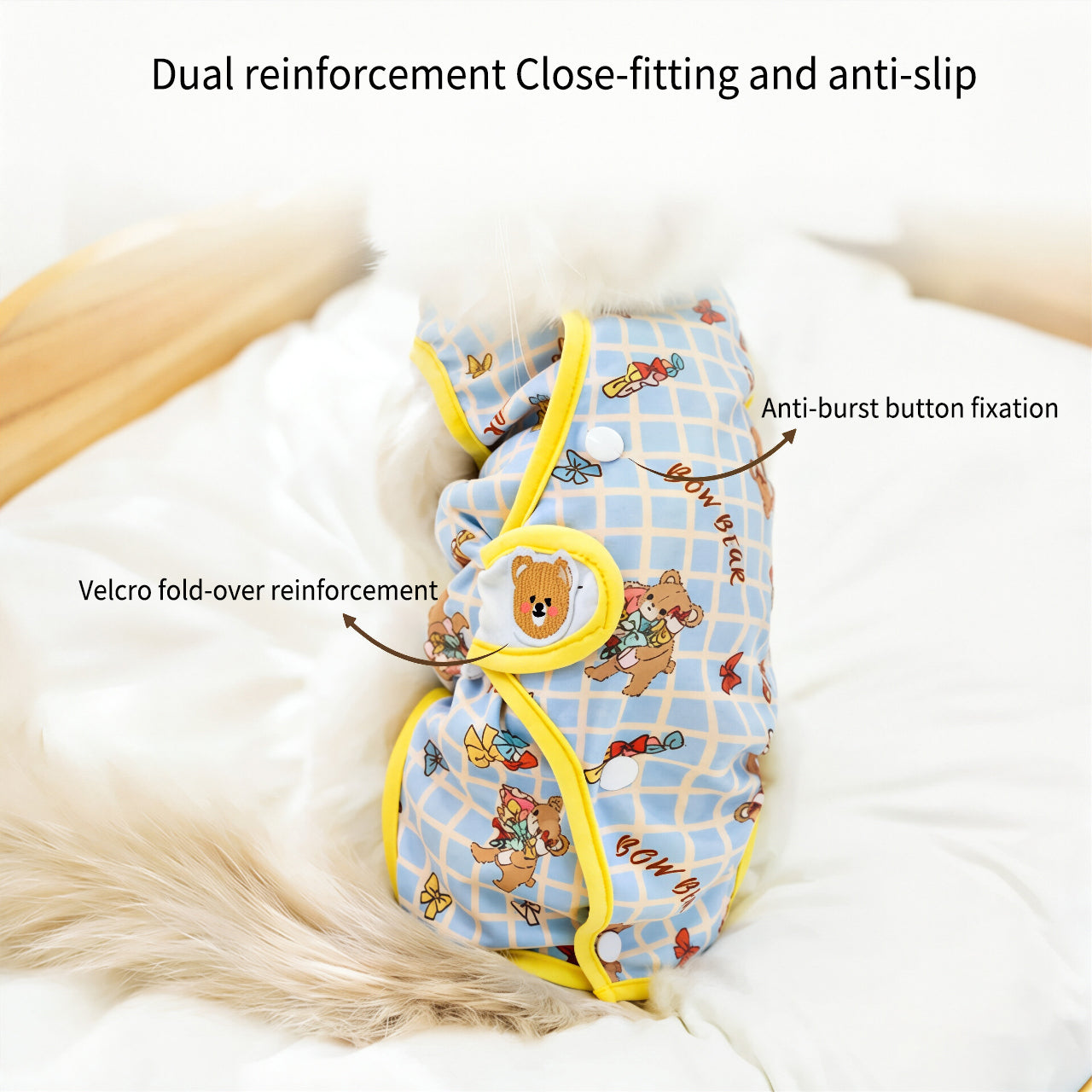 Breathable 4-Leg Recovery Suit for Pets