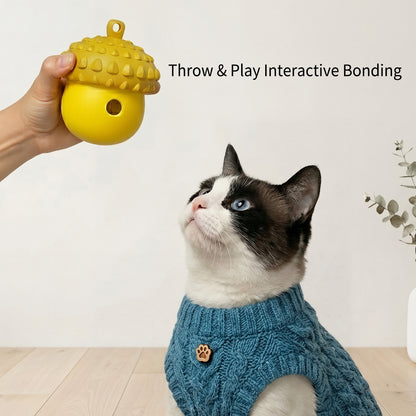 Acorn-Shaped IQ Treat Snuffle Ball