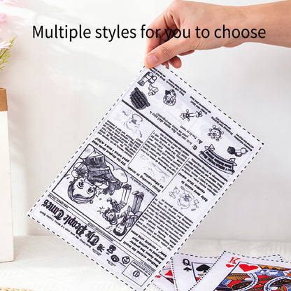 Funny Newspaper & Poker Squeaky Toys