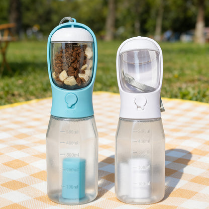 3-in-1 Pet Water Bottle & Feeder