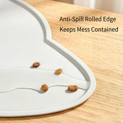 Silicone Pet Bowl Mat for Floor Protection