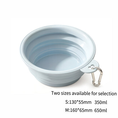 Macaron Collapsible Silicone Pet Bowl
