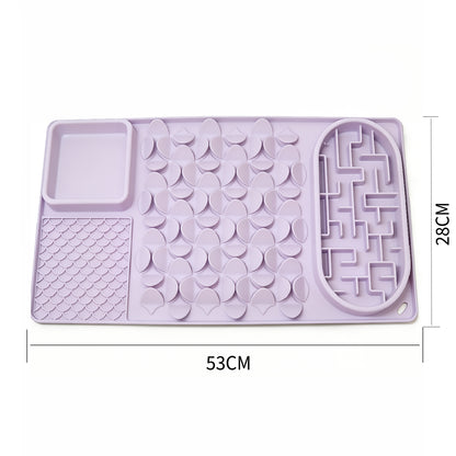 Multi-Zone Silicone Pet Lick Mat
