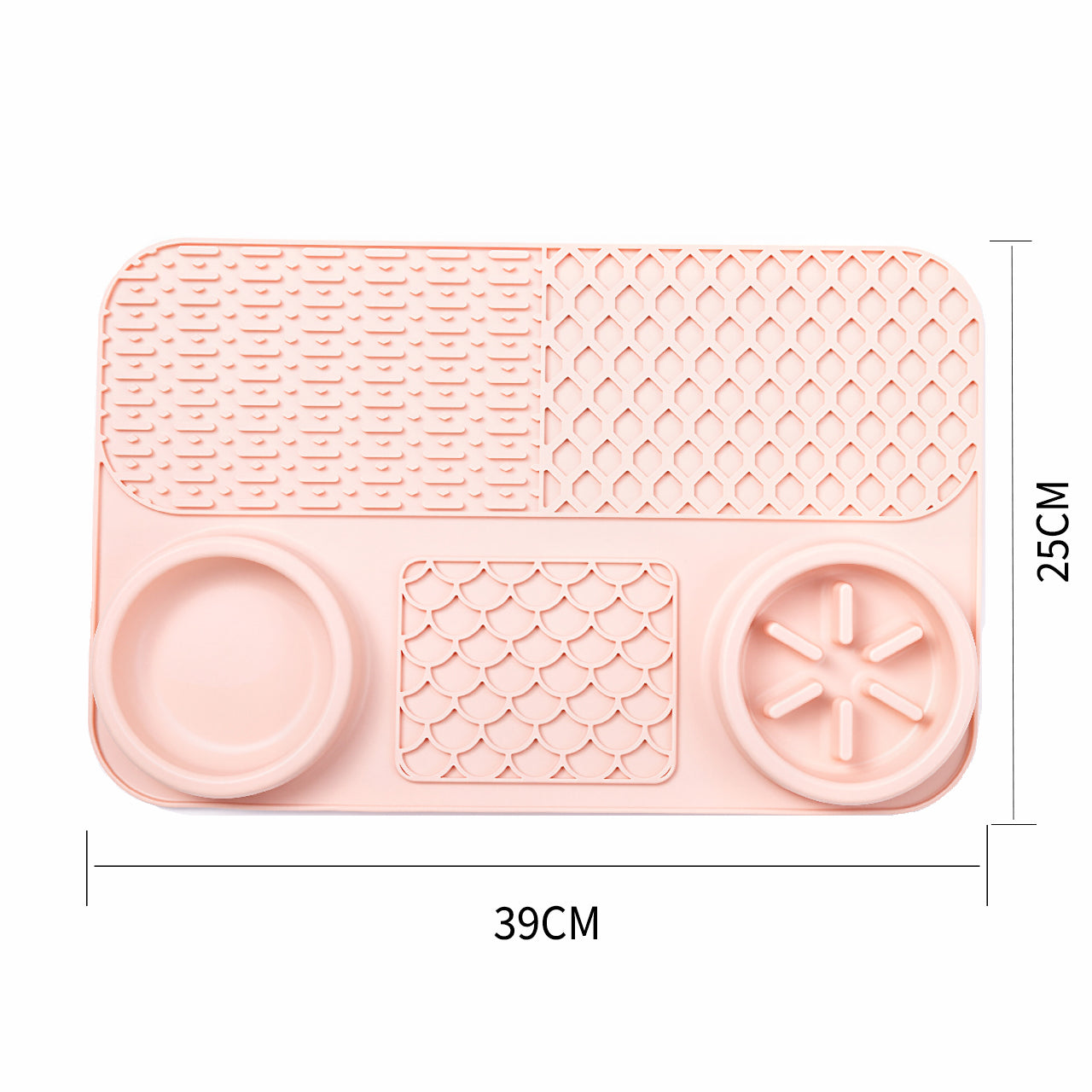 5-in-1 Dog Slow Feeder Licking Mat