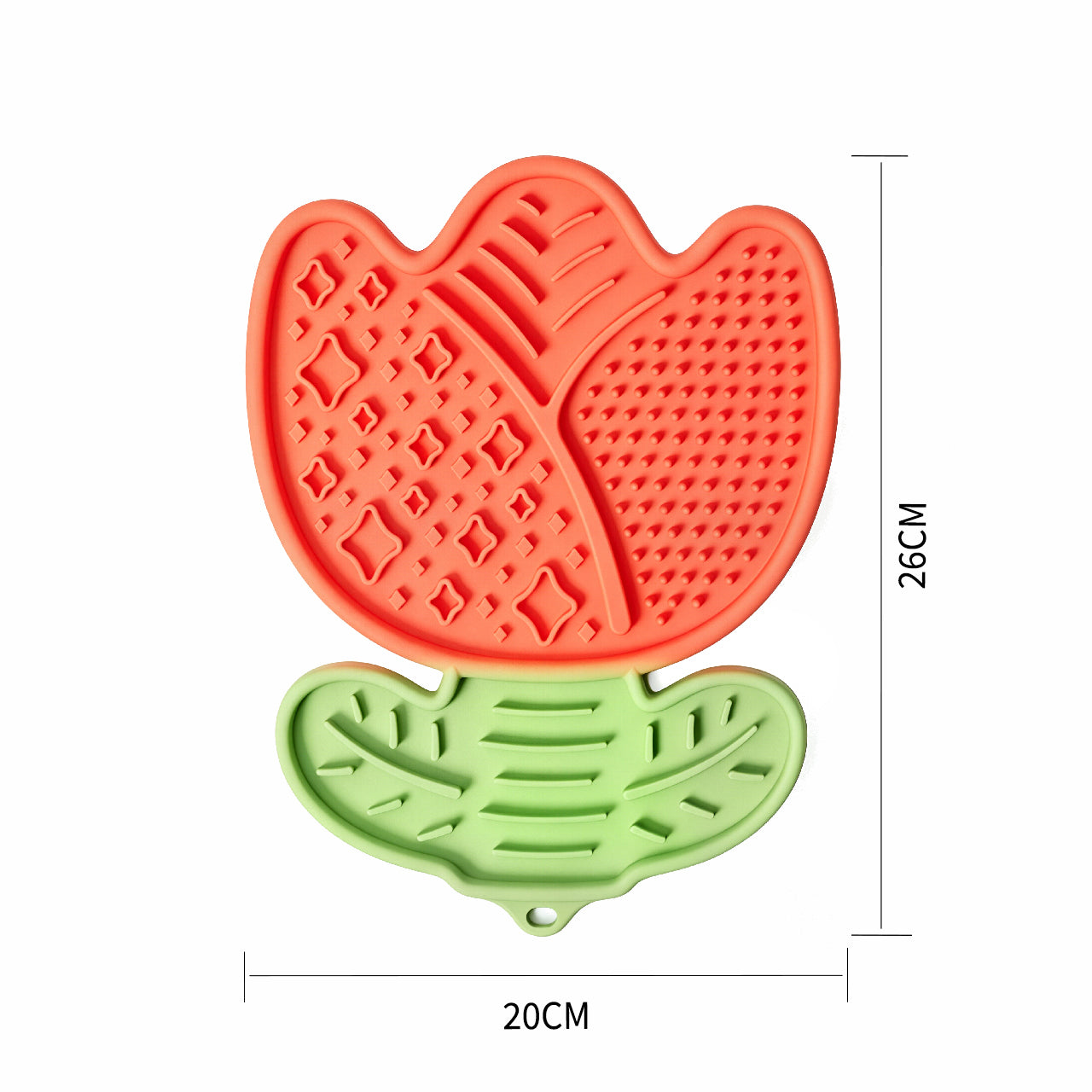 Calming Tulip Slow Feeder Lick Pad