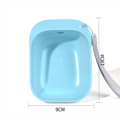 Pet Water Dispenser with Leash Attachment